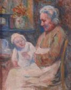 Mere Et Enfant, 1899 by Maximilien Luce