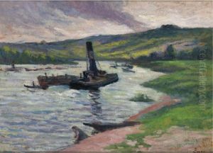 Remorqueurs Sur La Seine