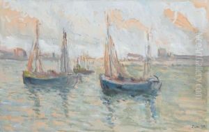 Bateaux A Voiles by Maximilien Luce