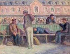 Scene De Rue by Maximilien Luce