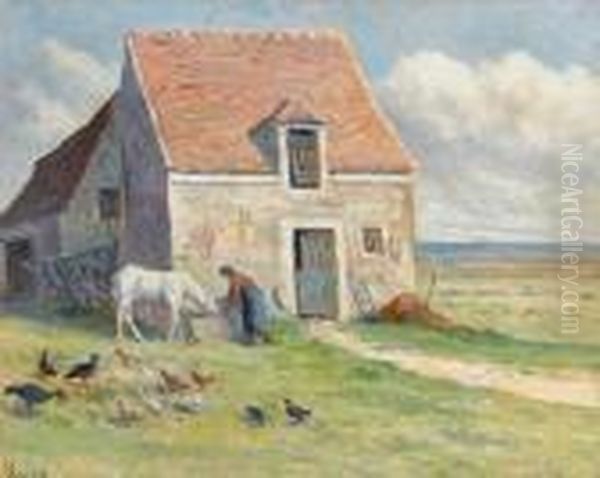 Cour De Ferme Aux Environs De Rolleboise - view 1