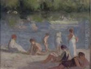 Baigneurs by Maximilien Luce