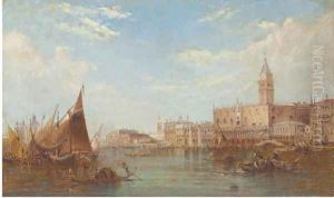 The Doge's Palace, Grand Canal, Venice by Alfred Pollentine