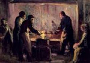 L'atelier De Forge by Maximilien Luce