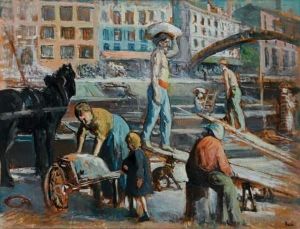 Les Debardeurs, Canal Saint-martin Les Debardeurs, Canal Saint-martin