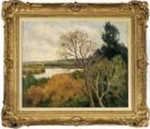 Paysage De Rolleboise by Maximilien Luce