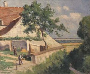 Rolleboise, Derriere L'eglise by Maximilien Luce