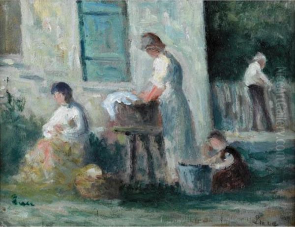 Rolleboise La Famille Au Jardin - view 1