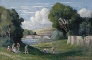 Baignade Aux Environs De Mantes