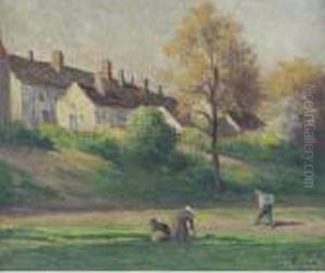 Village De Saint-ay by Maximilien Luce