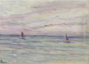 Marine A Honfleur by Maximilien Luce