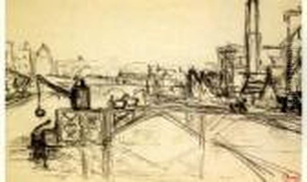 Dechargement Sur Les Quais, Paris - view 1
