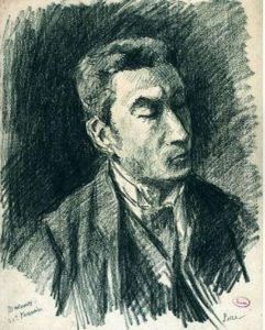 Portrait Presume De Felix Feneon by Maximilien Luce