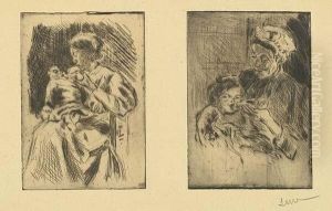 Deux Eaux-fortes Sur Une Feuille by Maximilien Luce