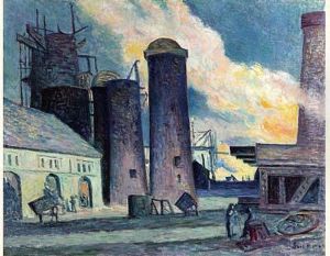 Hauts Fourneaux En Construction, Charleroi