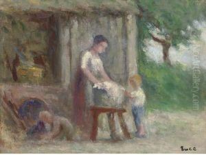 Jour De Lavage by Maximilien Luce