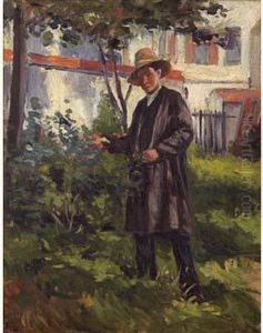 Le Petit Jardinier Vers 1878-1880 by Maximilien Luce