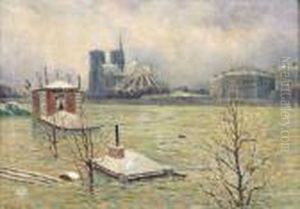 Les Inondations De Paris, 1910. by Maximilien Luce
