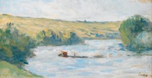 Remorqueur A Rolleboise by Maximilien Luce