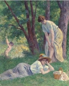 La Baignade by Maximilien Luce