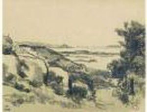 L'embouchure Du Trieux, Kermonster, Bretagne by Maximilien Luce