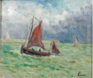 Voilier Au Treport, Circa 1930-1935