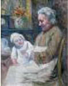 Mere Et Enfant, 1899 by Maximilien Luce
