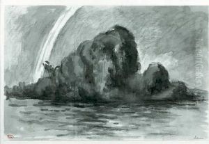 Ile De Rolleboise, Arc-en-ciel by Maximilien Luce