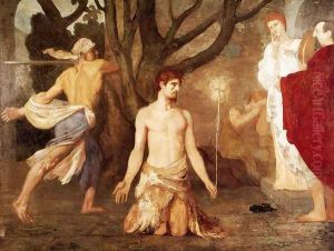 The Beheading of St John the Baptist c. 1869 by Pierre-Cecile Puvis De Chavannes