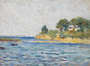 Bord De Mer A Saint Tropez by Maximilien Luce