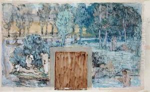 Summer, 1891 by Pierre-Cecile Puvis De Chavannes