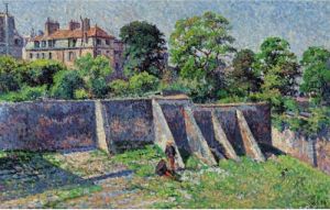 Montmartre, La Rue Des Saules by Maximilien Luce