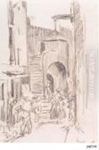 Scene De Rue by Maximilien Luce