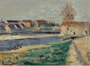 Village by Maximilien Luce
