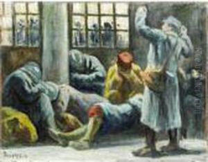 Gare De L'est, L'attente by Maximilien Luce