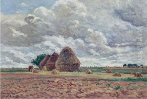 Eragny, Les Meules by Maximilien Luce