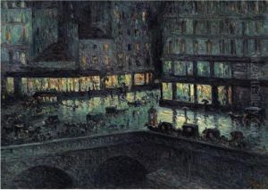 La Samaritaine, La Nuit by Maximilien Luce
