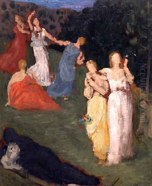 Death and the Maidens (study) - view 1