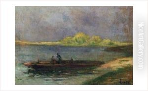 Le Passeur A Rosny Sur Seine by Maximilien Luce