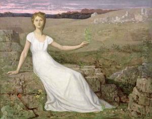 Hope, 1872 by Pierre-Cecile Puvis De Chavannes