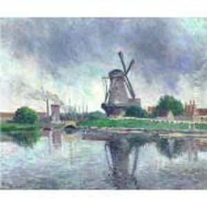 Hollande, Moulin Pres Du Canal