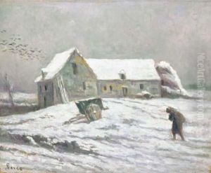 Rolleboise - La Vieille Grange by Maximilien Luce