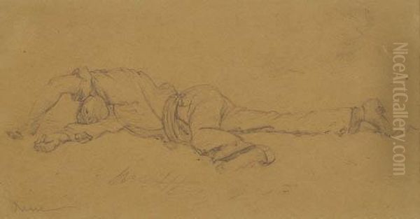 Jeune Homme Au Repos - view 1