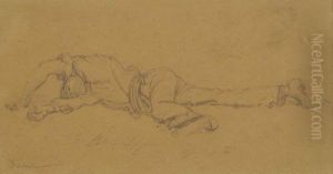 Jeune Homme Au Repos by Maximilien Luce