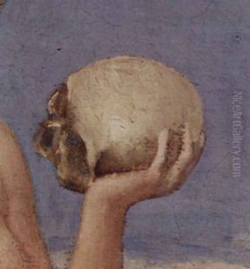 Mary Magdalene at St. Baume (detail) by Pierre-Cecile Puvis De Chavannes