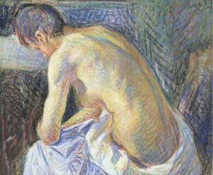 Nu Penche by Maximilien Luce