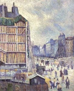 La Rue Reaumur by Maximilien Luce
