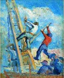 Ouvriers by Maximilien Luce
