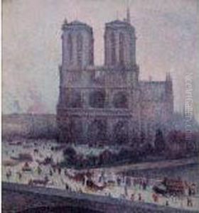 Notre-dame by Maximilien Luce