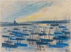 Camaret, Flotille De Peche by Maximilien Luce